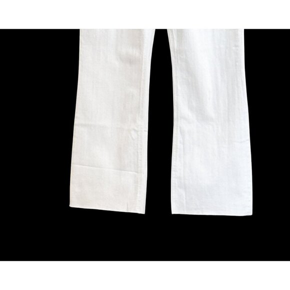 J. Crew Women's Tall Mid-Rise Flare Crop White 29 Tall NWT - Picture 6 of 9